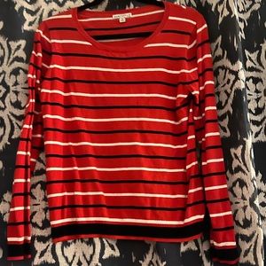 J Crew Mercantile - Size Medium. Red White and Blue Stripes. Sweater